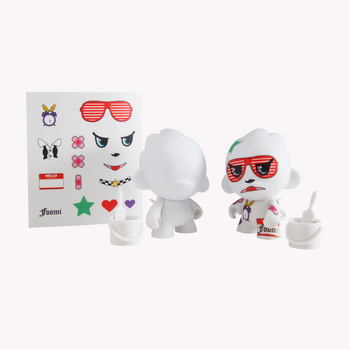 Kidrobot Munnyworld DIY Micro Foomi 2" Vinyl