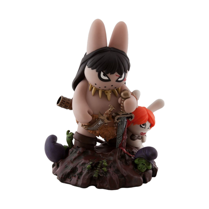Kidrobot Kozik Labbit the Barbarian Medium Figure