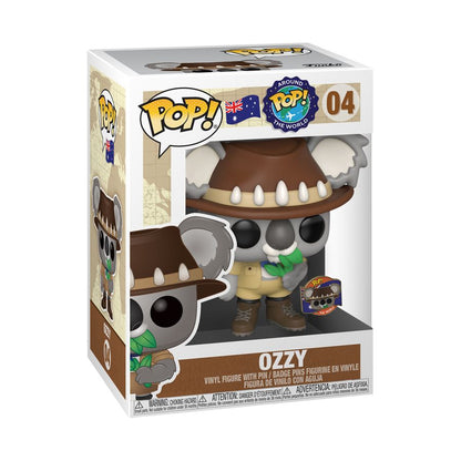 Funko Pop Funko Around the World Ozzy Koala (Australia) Pop! Vinyl with Pin [RS]