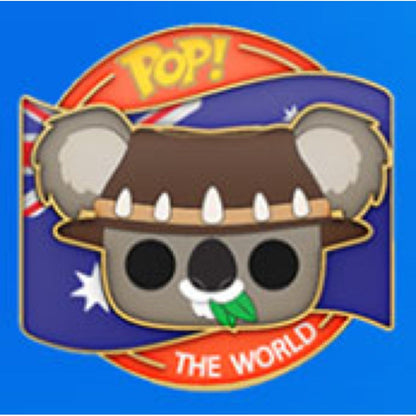 Funko Pop Funko Around the World Ozzy Koala (Australia) Pop! Vinyl with Pin [RS]