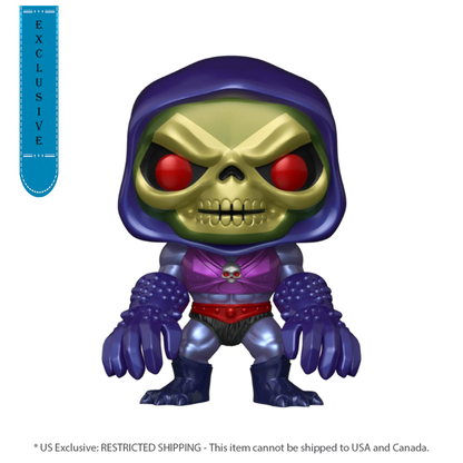 Funko Pop Masters of the Universe Skeletor with Terror Claws Metallic US Exclusive Pop! Vinyl [RS]