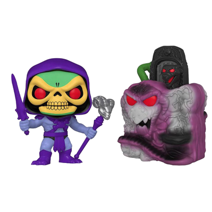 Funko Pop Masters of the Universe Snake Mountain with Skeletor Pop! Town