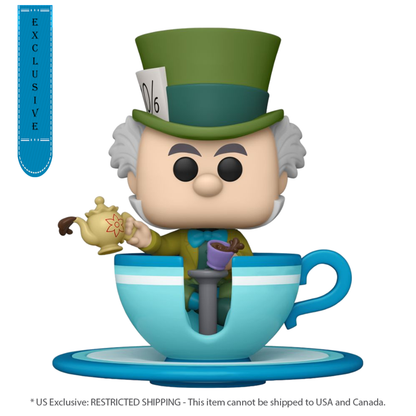 Funko Pop Disneyland 65th Anniversary Mad Hatter Teacup US Exclusive Pop! Ride [RS]