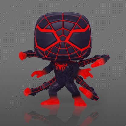 Funko Pop Marvel's Spider Man: Miles Morales Programmable Matter Suit Glow US Exclusive Pop! Vinyl [RS]