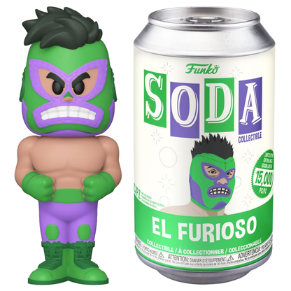Funko Pop Marvel Lucha Libre El Furioso (with chase) Vinyl Soda
