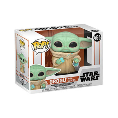 Funko Pop Star Wars: The Mandalorian Grogu with Cookies Pop! Vinyl