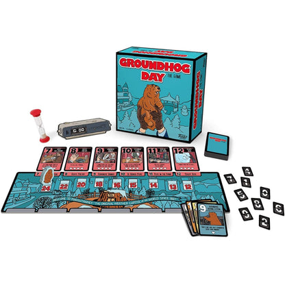 Funko Pop Groundhog Day The Game & Punxsutawney Phil Flocked US Exclusive Pop! Vinyl Bundle