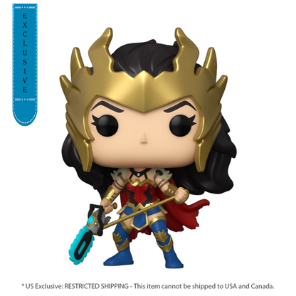 Funko Pop Wonder Woman 80th Anniversary Death Metal US Exclusive (with chase) Pop! Vinyl