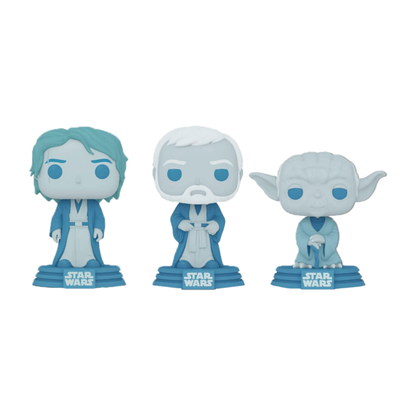 Funko Pop Star Wars Across the Galaxy: Force Ghost Glow US Exclusive Pop! 3 pack [RS]