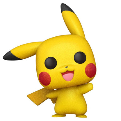 Funko Pop Pokemon Pikachu Waving Diamond Glitter US Exclusive Pop! Vinyl [RS]