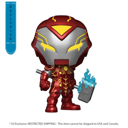 Funko Pop Infinity Warps Iron Hammer Glow US Exclusive Pop! Vinyl [RS]