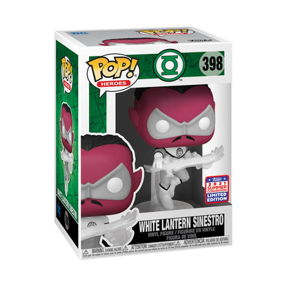 Funko Pop Green Lantern (comics) White Lantern Sinestro SDCC 2021 US Exclusive Pop! Vinyl [RS]