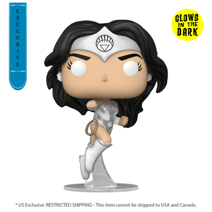 Funko Pop Wonder Woman 80th Anniversary Wonder Woman White Lantern Glow US Exclusive Pop! Vinyl [RS]