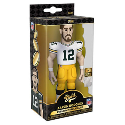 Funko Pop NFL: Packers Aaron Rodgers (with chase) 5" Vinyl Gold