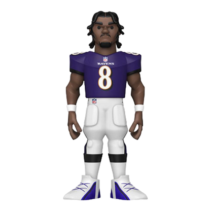 Funko Pop NFL: Ravens Lamar Jackson (with chase) 5" Vinyl Gold