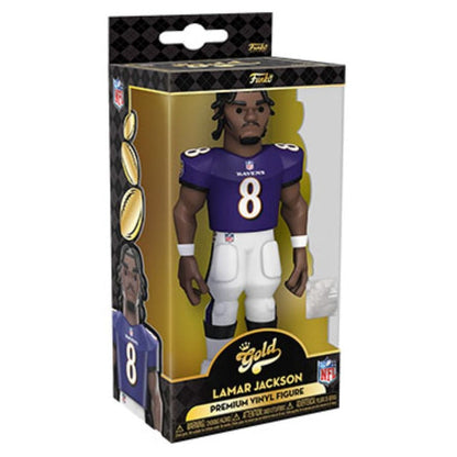 Funko Pop NFL: Ravens Lamar Jackson (with chase) 5" Vinyl Gold