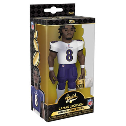 Funko Pop NFL: Ravens Lamar Jackson (with chase) 5" Vinyl Gold