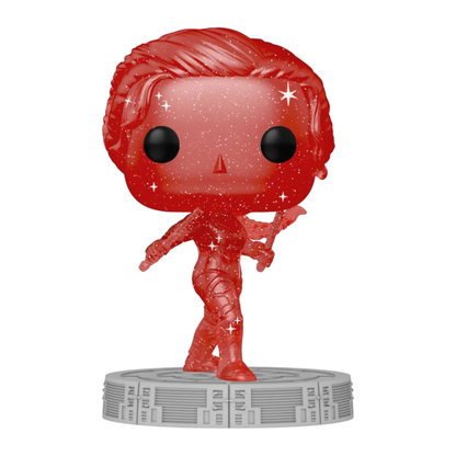 Funko Pop Marvel Infinity Saga Black Widow Red (Artist Series) Pop! Vinyl with Protector