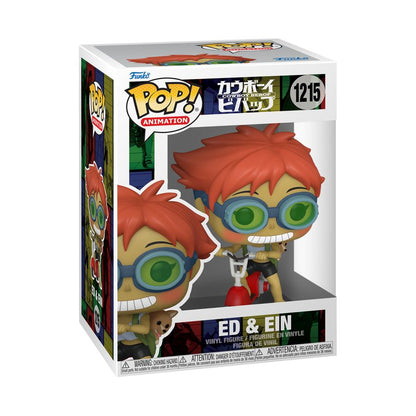 Funko Pop Cowboy Bebop Ed & Ein Scooter Pop! Vinyl