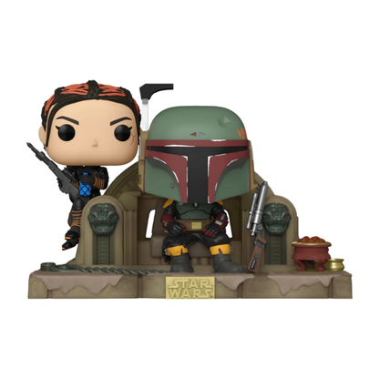 Funko Pop Star Wars: The Mandalorian Boba Fett & Fennec Shand Pop! Moment
