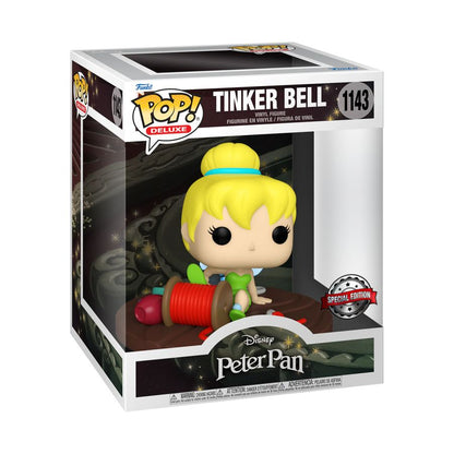 Funko Pop Peter Pan (1953) Tinker Bell on Spool US Exclusive Pop! Deluxe [RS]