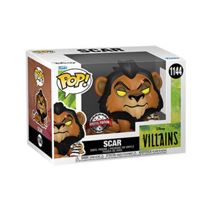 Funko Pop Disney Villains Scar Specialty Store Exclusive Pop! RS
