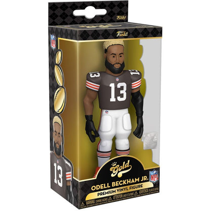 Funko Pop NFL: Browns Odell Beckham Jr (with chase) 5" Vinyl Gold