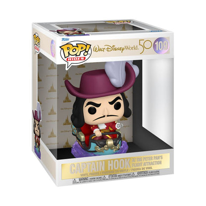Funko Pop Disney World 50th Anniversary Captain Hook At Pan's Flight Attraction Pop! Ride