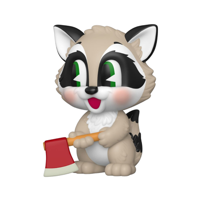 Funko Pop Villainous Valentines Snookums the Raccoon Paka Paka Vinyl
