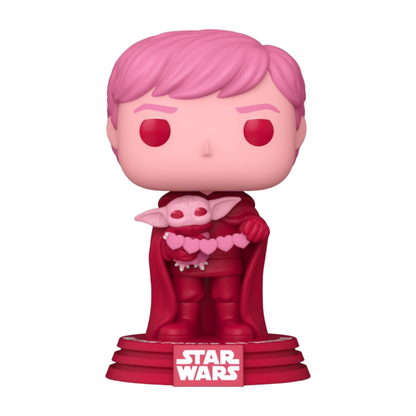 Funko Pop Star Wars Luke Skywalker with Grogu Valentine Pop! Vinyl