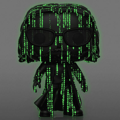 Funko Pop The Matrix  Resurrections Neo in the Matrix Glow US Exclusive Pop! Vinyl [RS]