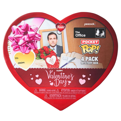 Funko Pop The Office Valentines Day US Exclusive Pocket Pop! 4 pack [RS]