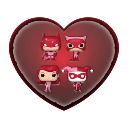 Funko Pop Batman: The Animated Series Valentines Day US Exclusive Pocket Pop! 4 pack [RS]