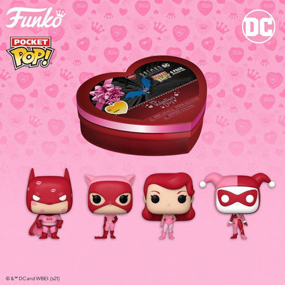 Funko Pop Batman: The Animated Series Valentines Day US Exclusive Pocket Pop! 4 pack [RS]