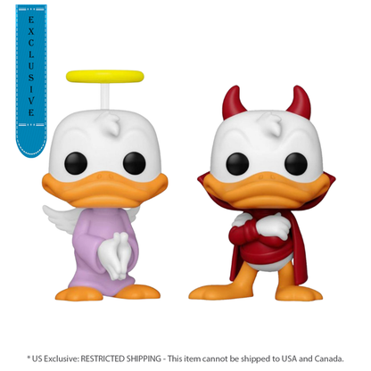 Funko Pop Donald Duck Angel & Devil WonderCon Exclusive Pop! Vinyl 2 Pack [RS]