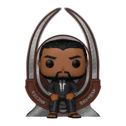 Funko Pop Black Panther (2018) T’Challa on Throne US Exclusive Pop! Deluxe [RS]