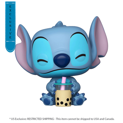 Funko Pop Lilo & Stitch Stitch with Boba US Exclusive Pop! Vinyl [RS]