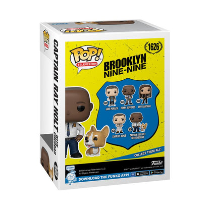 Funko Pop Brooklyn Nine Nine Captain Ray Holt with Cheddar Pop! Vinyl
