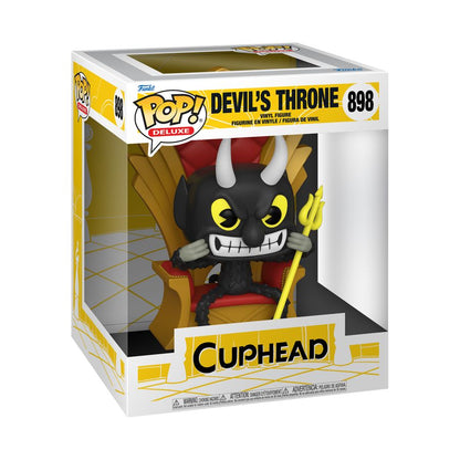 Funko Pop Cuphead Devil in Chair Pop! Deluxe