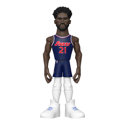 Funko Pop NBA: Sixers Joel Embiid (with chase) (CE'21) 5" Vinyl Gold
