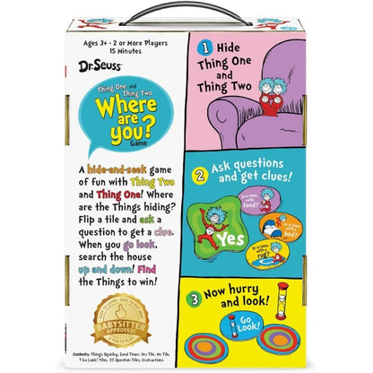 Funko Pop Dr Seuss Thing One and Thing Two Where Are You? Game
