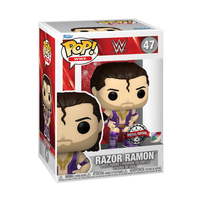 Funko Pop WWE Razor Ramon Purple US Exclusive Pop! Vinyl [RS]