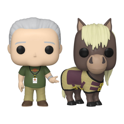 Funko Pop Parks and Recreation Jerry & Lil Sebastian US Exclusive Pop! 2 Pack [RS]