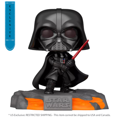 Funko Pop Star Wars Red Saber Series Darth Vader Glow US Exclusive Deluxe Pop! Vinyl [RS]