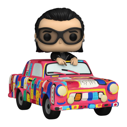 Funko Pop U2 Bono with Achtung Baby Car Pop! Ride