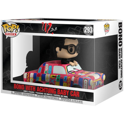 Funko Pop U2 Bono with Achtung Baby Car Pop! Ride