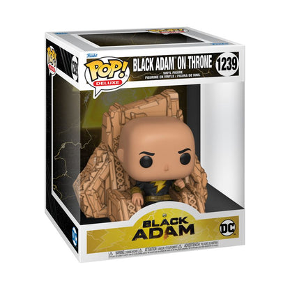 Funko Pop Black Adam (2022) Black Adam on Throne Pop! Deluxe