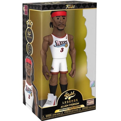 Funko Pop NBA: 76ers Allen Iverson (with chase) 12" Vinyl Gold