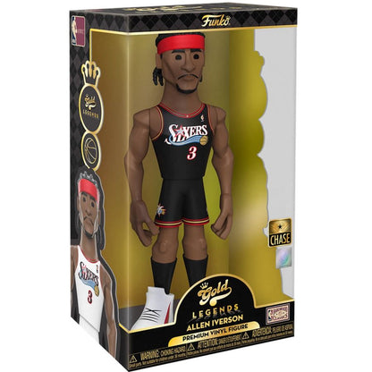 Funko Pop NBA: 76ers Allen Iverson (with chase) 12" Vinyl Gold