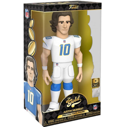 Funko Pop NFL: Chargers Justin Herbert (with chase) 12" Vinyl Gold